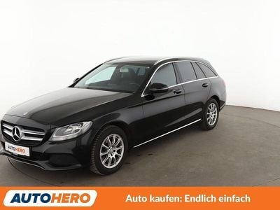 Schwarz Gebraucht 2015 Mercedes C200 Avantgarde Kombi | 15.920 € (Fairer Preis)
