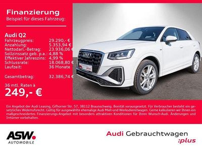 Second-hand Audi Q2 S-Line 150 CP (110 kW) 2025 Alb SUV