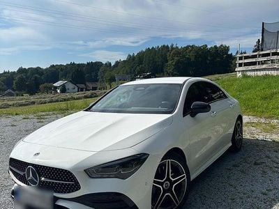Gebraucht Mercedes CLA200 AMG line 163 PS (119 kW) 2023 Weiß Coupé