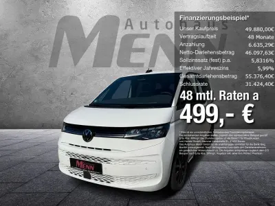 Nieuw VW T7 Goal 150 PK (110 kW) 2025 Wit Van