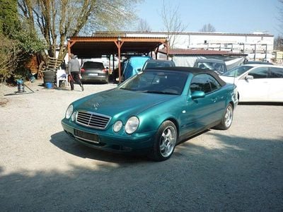 Gebraucht Mercedes CLK230 Avantgarde 193 PS (141 kW) 1998 Blau Cabrio