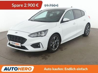 Weiß Gebraucht 2019 Ford Focus ST-Line Limousine | 16.850 € (Fairer Preis)