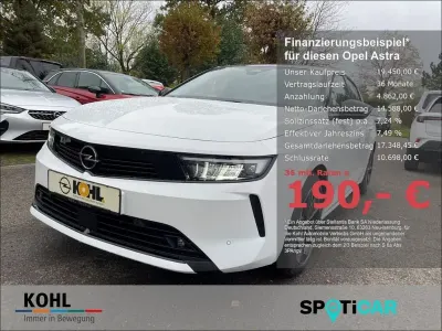 Gebraucht Opel Astra Elegance 131 PS (96 kW) 2024 Uni) (weiss Limousine
