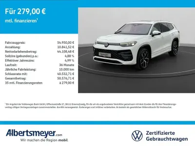 Brugt VW Tayron R-line 193 HK (141 kW) 2025 Hvid SUV