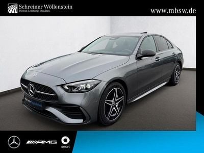 Grau selenitgrau Gebraucht 2024 Mercedes C300e AMG Limousine | 38.990 € (Guter Preis)