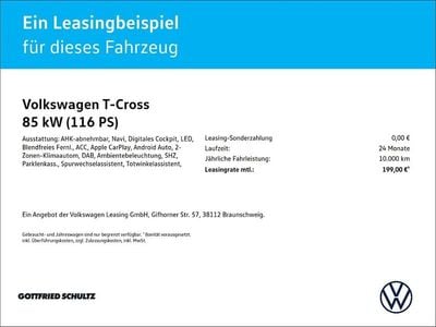 Grau Gebraucht 2025 VW T-Cross Goal SUV | 22.990 € (Superpreis)