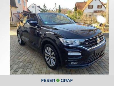 Gebraucht VW T-Roc Cabriolet R-line 150 PS (110 kW) 2020 Deep black perleffekt schwarz Cabrio