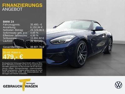 Blau Gebraucht 2022 BMW Z4 Sport Line Cabrio | 35.480 € (Guter Preis)