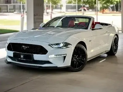Gebraucht Ford Mustang GT 450 PS (330 kW) 2021 Weiss Cabrio