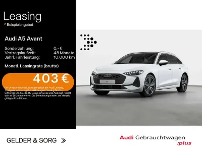 Gebraucht Audi A5 Sport 204 PS (150 kW) 2025 Gletscherweiß metallic Kombi