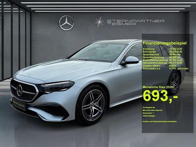 Gebraucht Mercedes E300 AMG 197 PS (144 kW) 2024 Metalliclack hightechsilber me Kombi