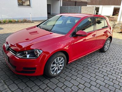 Gebraucht VW Golf VII Trendline 86 PS (63 kW) 2017 Rot Limousine