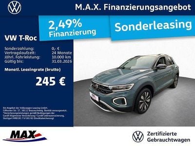 Petroleum blue metallic schwar Gebraucht 2025 VW T-Roc Goal SUV | 27.879 € (Superpreis)