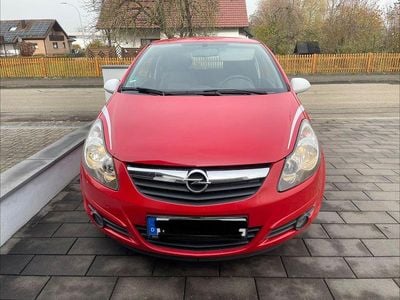 Gebraucht Opel Corsa Color Edition 87 PS (63 kW) 2010 Rot Kleinwagen