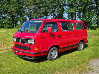 Gebraucht VW Multivan 69 PS (50 kW) 1988 Rot Van / Kleinbus