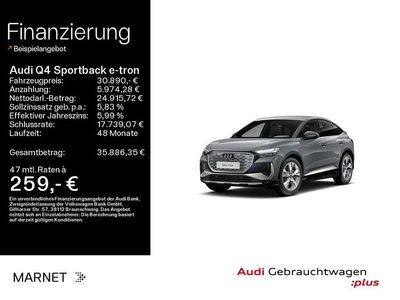 Kieselgrau Gebraucht 2022 Audi Q4 e-tron S-Line SUV | 30.890 € (Fairer Preis)