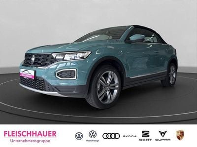 Gebraucht VW T-Roc Cabriolet Style 150 PS (110 kW) 2022 Gruen Cabrio