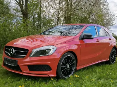 Gebraucht Mercedes A200 AMG line 156 PS (114 kW) 2014 Rot Kleinwagen