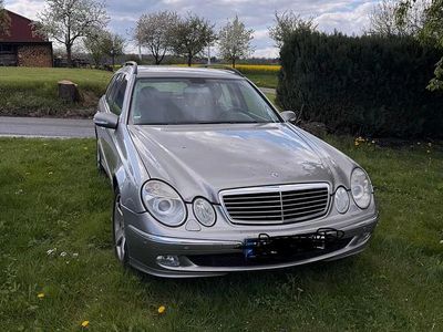 Brugt Mercedes E320 204 HK (150 kW) 2003 Sølv Stationcar