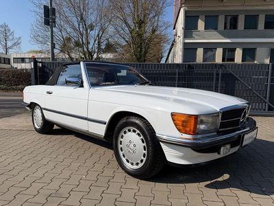 Gebraucht Mercedes SL420 218 PS (160 kW) 1986 Weiß Cabrio