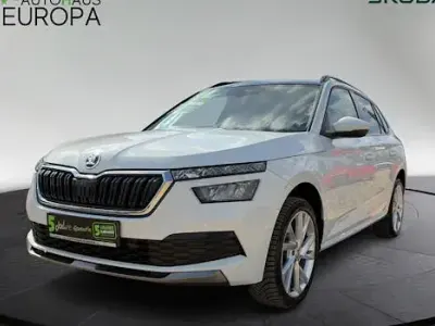 Gebraucht Skoda Kamiq Ambition 150 PS (110 kW) 2020 Moon weiss metallic SUV
