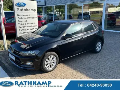 Gebraucht VW Polo Highline 95 PS (69 kW) 2019 Schwarz Kleinwagen