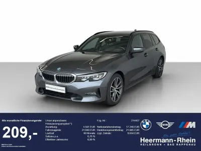 Gebraucht BMW 320 Sport Line 190 PS (139 kW) 2022 Mineralgrau met. Kombi