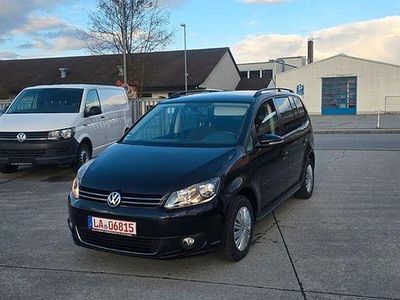 Gebraucht VW Touran Comfortline 105 PS (77 kW) 2011 Schwarz Van / Kleinbus