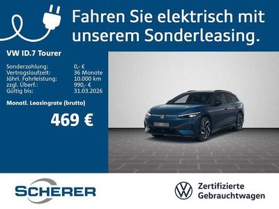 Gebraucht VW ID.7 Pro 210 kW (286 PS) 2025 Aquamarinblau metallic schwarz (metallic) Kombi