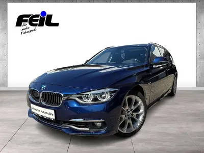 Gebraucht BMW 320 Luxury Line 184 PS (135 kW) 2017 Mediterranblau metallic Kombi