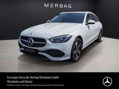 Usata Mercedes C300e Avantgarde 313 CV (230 kW) 2023 Bianco Station wagon