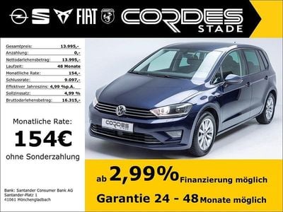 Blau Gebraucht 2016 VW Golf Sportsvan Comfortline Van / Kleinbus | 13.925 € (Fairer Preis)