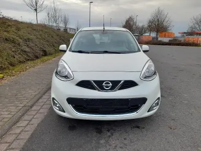 Gebraucht Nissan Micra Acenta 80 PS (58 kW) 2017 Weiß Kleinwagen