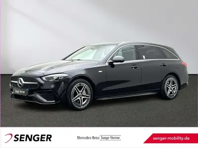 Gebraucht Mercedes C300e AMG 313 PS (230 kW) 2025 Obsidianschwarz Kombi