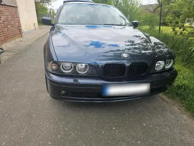 Brugt BMW 523 170 HK (125 kW) 2002 Blå Sedan