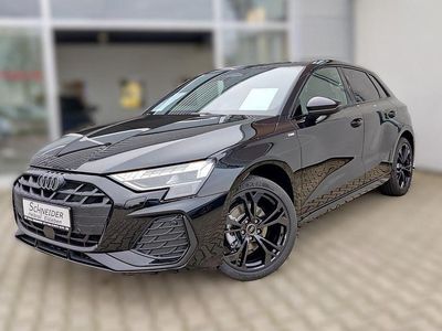 Schwarz Neu 2025 Audi A3 S-Line Limousine | 42.990 € (Teuer)