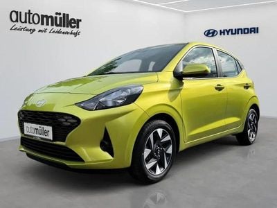 Neu Hyundai i10 Trend 62 PS (45 kW) 2025 Gelb lucid lime Kleinwagen