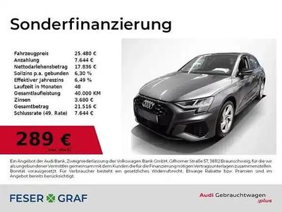 Daytonagrau perleffekt Gebraucht 2022 Audi A3 Business Limousine | 25.480 € (Fairer Preis)