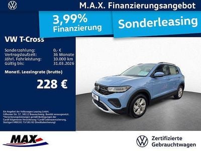 Clear blue metallic Gebraucht 2025 VW T-Cross IQ Drive SUV | 22.469 € (Guter Preis)