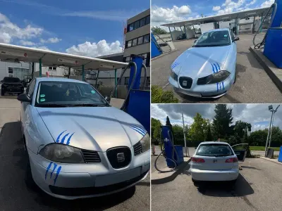 Gebraucht Seat Ibiza 75 PS (55 kW) 2002 Blau Kleinwagen