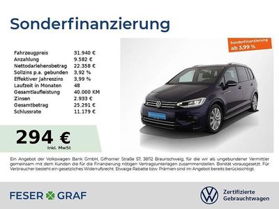 Gebraucht VW Touran R-line 150 PS (110 kW) 2025 Atlantik blue metallic Van / Kleinbus