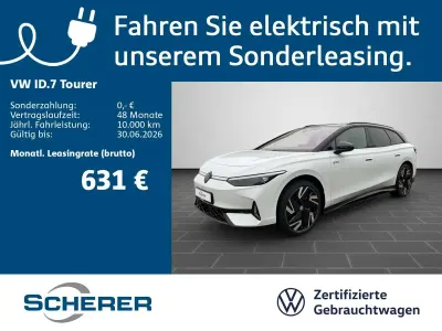 Gebraucht VW ID.7 GTX 250 kW (340 PS) 2026 Gletscherweiß metallic / schwa Kombi