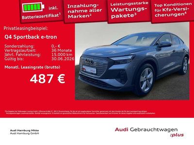 Gebraucht Audi Q4 Sportback e-tron Ambiente 210 kW (286 PS) 2025 Geysirblau metallic SUV