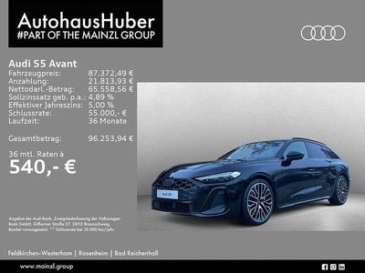 Neu Audi S5 Sport 368 PS (270 kW) 2026 Schwarz Kombi