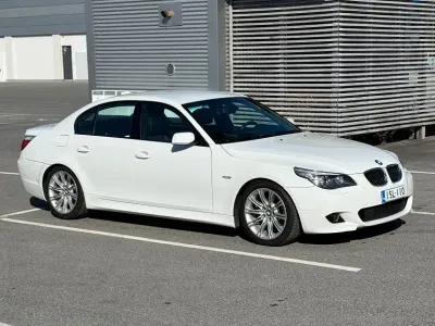 Brugt BMW 525 M Sport 218 HK (160 kW) 2008 Hvid Sedan