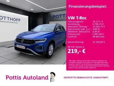 Gebraucht VW T-Roc Life 110 PS (80 kW) 2022 Blau SUV