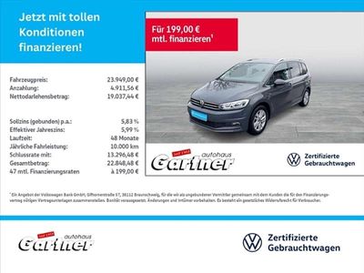 Gebraucht VW Touran Highline 150 PS (110 kW) 2022 Delfingrau metallic Van / Kleinbus