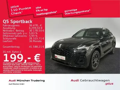 Gebraucht Audi Q5 Sportback Ambiente 204 PS (150 kW) 2022 Mythosschwarz metallic SUV