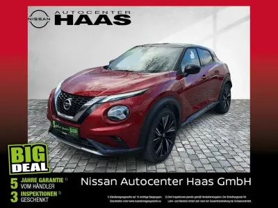 Gebraucht Nissan Juke 114 PS (83 kW) 2022 Fuji sunset red/black SUV