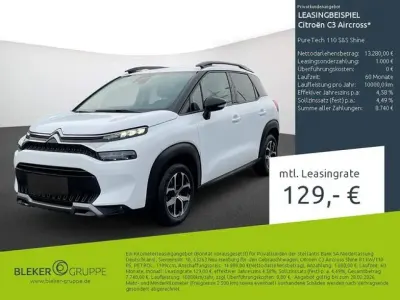 Brugt Citroën C3 Aircross Shine 110 HK (80 kW) 2023 Hvid SUV